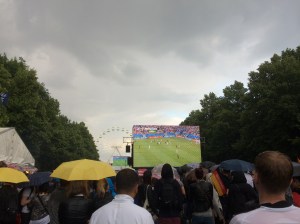 USA-Germany World Cup Match In Progress