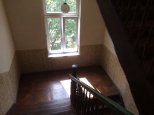 Inside the Central Globetrotters Hostel in Leipzig, Germany