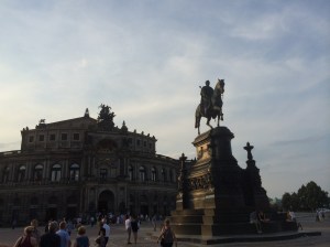 Semperoper, Opera House in Dresden, Germany (photo from July 2014)