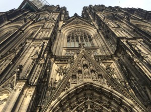 Facade at the Cathedral in Cologne; Cologne, Germany
