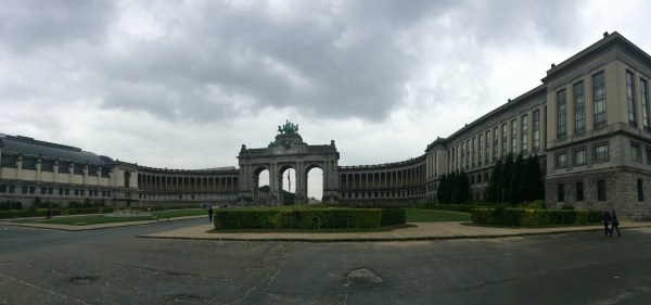 Gédéon-Nicolas-Joseph Bordiau's archway (modified from a single arch to a triparte arch by Girault, who succeeded the original architect) in Brussels, Belgium