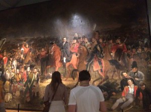 The Battle of Waterloo, Jan Willem Pieneman, 1824; Posting the photo with people for scale purposes