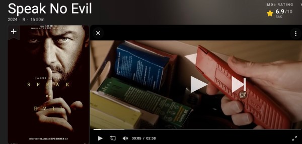 Horror Film Review: Speak No Evil&nbsp;(2024)